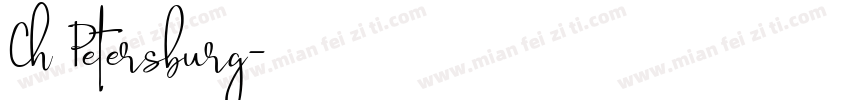 Ch Petersburg字体转换